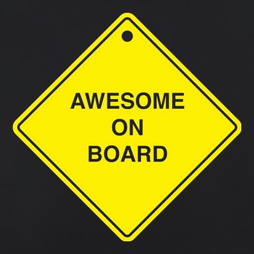 Awesome On Board t shirt