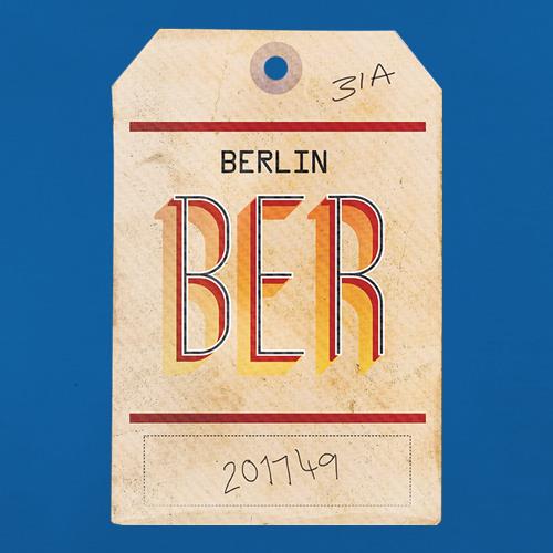 Berlin Luggage Tag t shirt