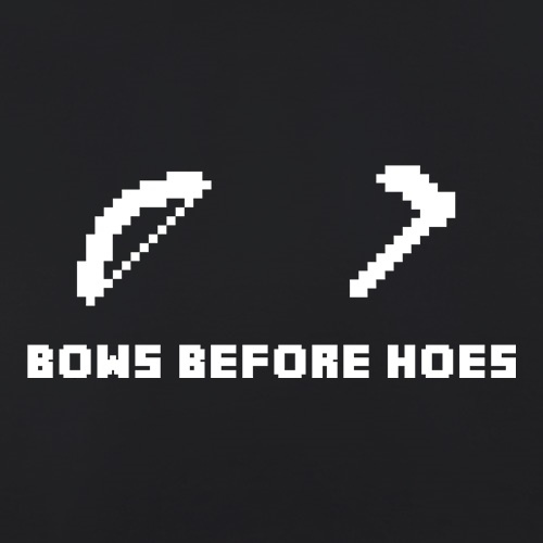 Bows Before Hoes t shirt