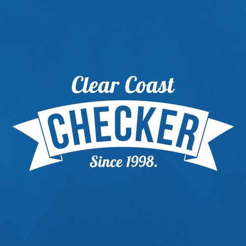 Clear Coast Checker t shirt