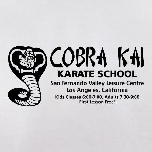 Cobra Kai Karate School t shirt