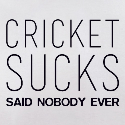 Cricket Sucks Said Nobody Ever t shirt