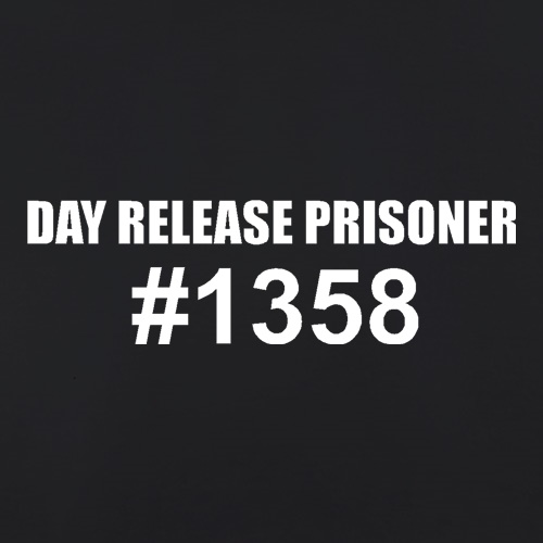 Day release prisioner #1358 t shirt