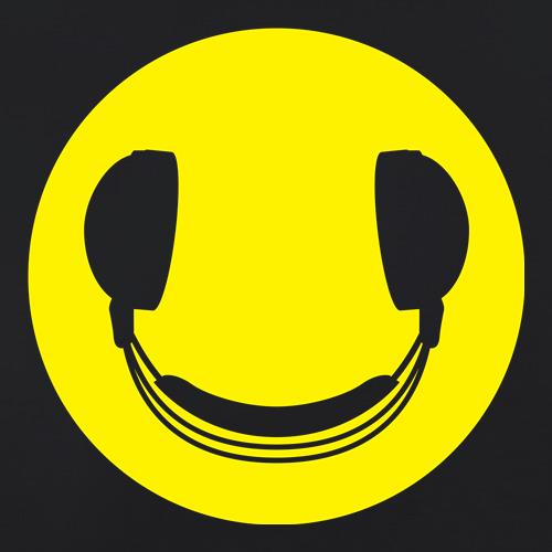 DJ Headphones Smiley Face t shirt