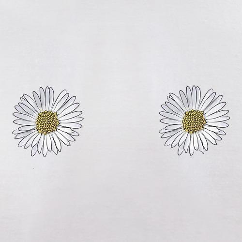 Double Daisy Chest t shirt