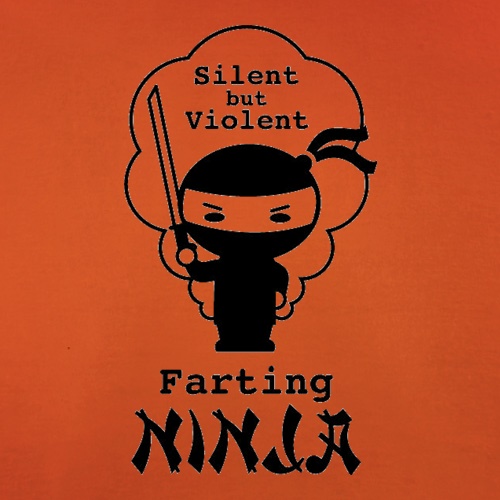 Farting Ninja t shirt