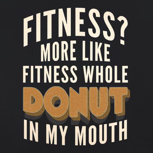 Fitness Donut t shirt