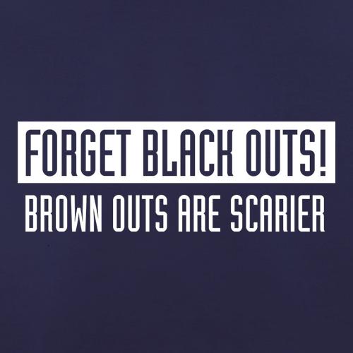 Forget Black Outs! Brown Outs Are Scarier t shirt