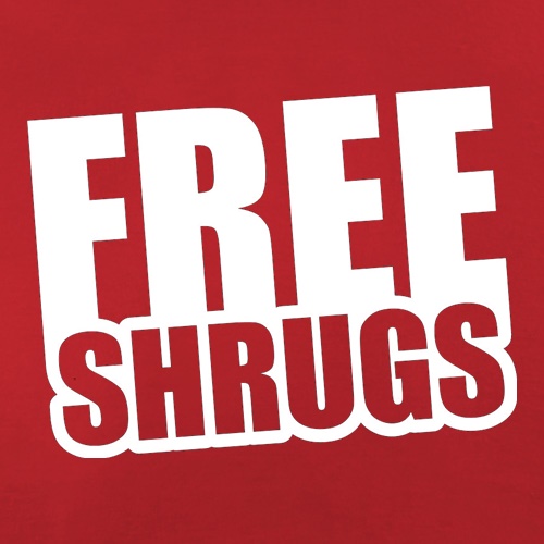 Free Shrugs t shirt