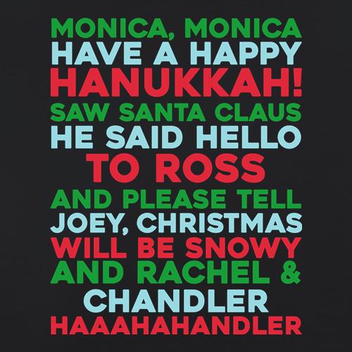 Friends Christmas Song t shirt