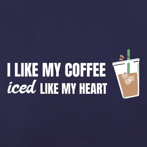 I like my Coffee Iced like my heart t shirt