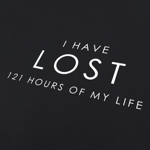 I Have Lost 121 Hours Of My Life t shirt