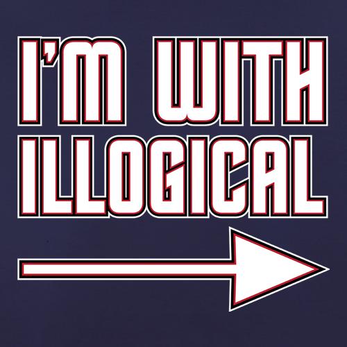 I'm With Illogical t shirt