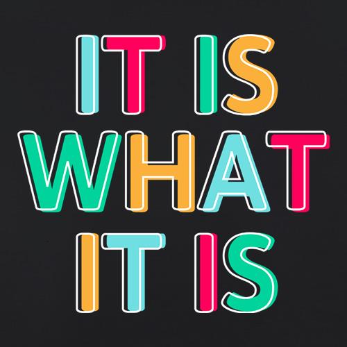It Is What It Is t shirt