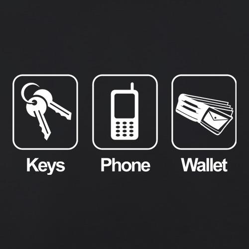 Keys Phone Wallet t shirt