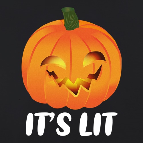 Lit Pumpkin t shirt