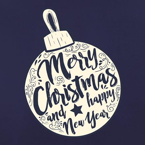 Merry Christmas Bauble t shirt