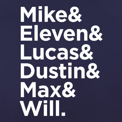 Mike & Eleven & Lucas & Dustin & Max & Will. t shirt