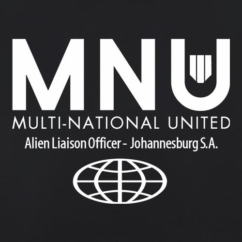 MNU - Alien Liaison Officer - District 9 t shirt
