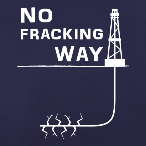 No Fracking Way t shirt