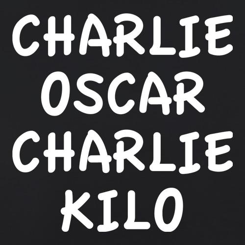 Charlie Oscar Charlie Kilo t shirt