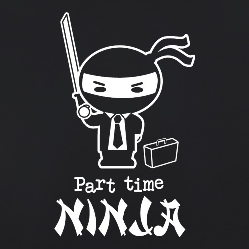 Part Time Ninja t shirt