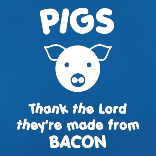 Pigs Thank the Lord They're Made From Bacon t shirt