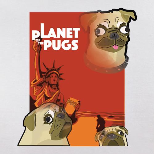 Planet of the Pugs t shirt
