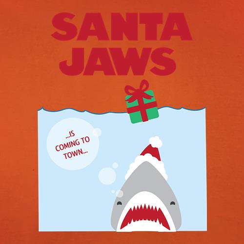 Santa Jaws t shirt