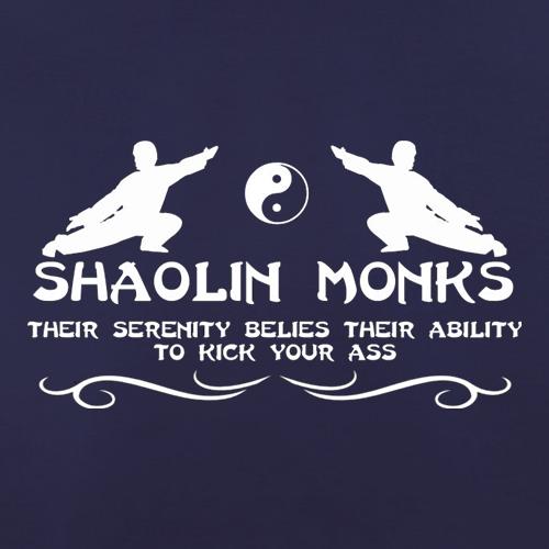 Shaolin Monks Their Serenity Belies Their Ability To Kick Your Ass t shirt