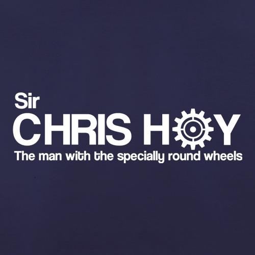 Sir Chris Hoy The Man With The Specially Round Wheels t shirt