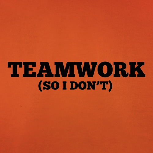 Teamwork (So I Don't) t shirt