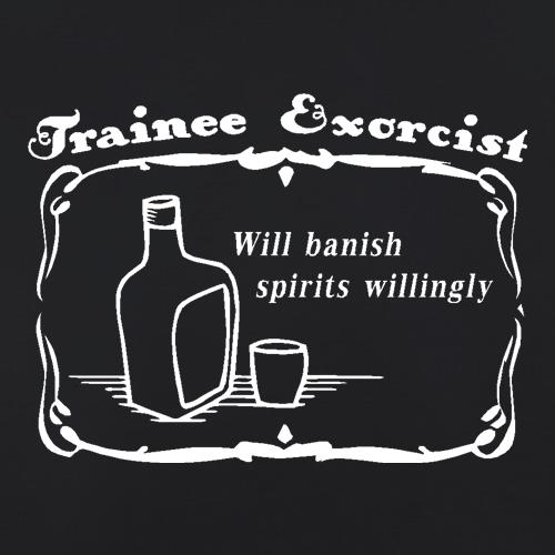 Trainee exorcist will banish spirits willingly. t shirt
