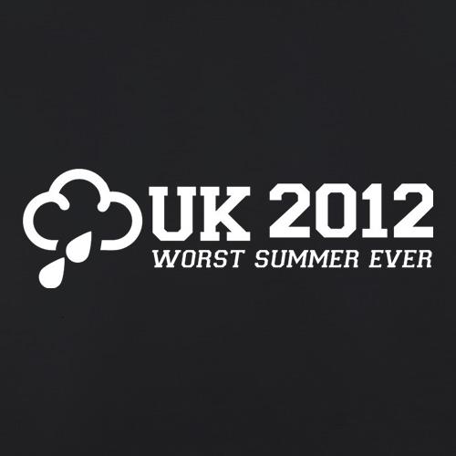 UK 2012 Worst Summer Ever t shirt