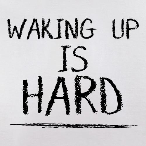 Waking Up Is Hard t shirt