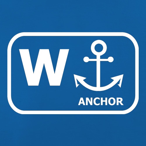 W Anchor t shirt