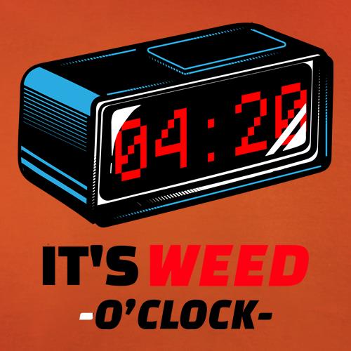 Weed O'Clock t shirt