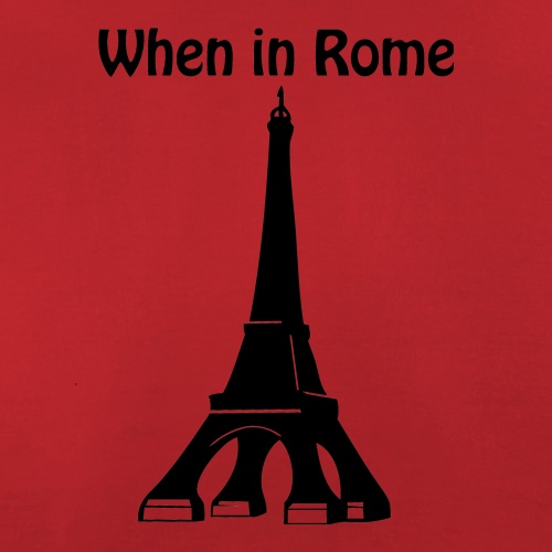 When in Rome t shirt