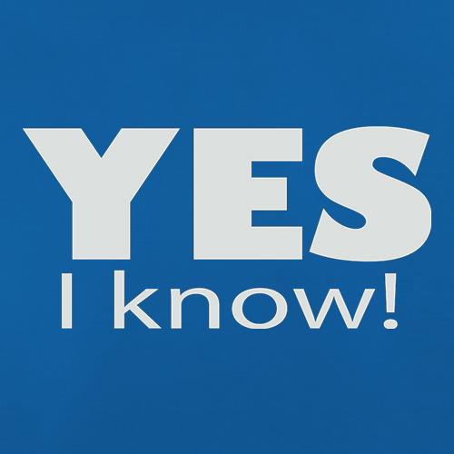 Yes I Know t shirt