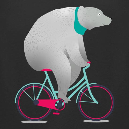 Bear On A Bike t shirt