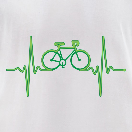Cycling Heartbeat t shirt