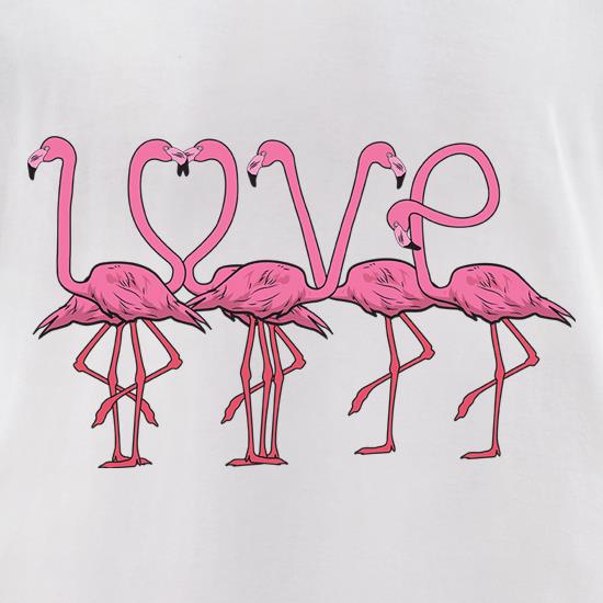Flamingo Love t shirt