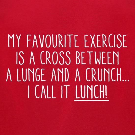 My Favourite Exercise t shirt