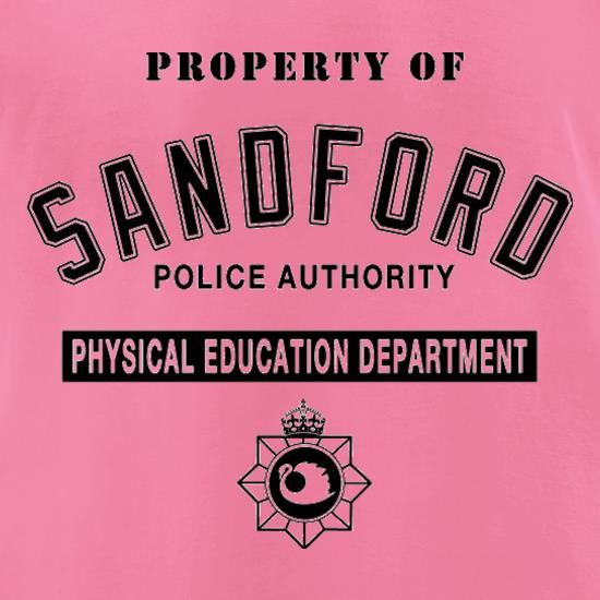 Property Of Sandford Police Authority t shirt