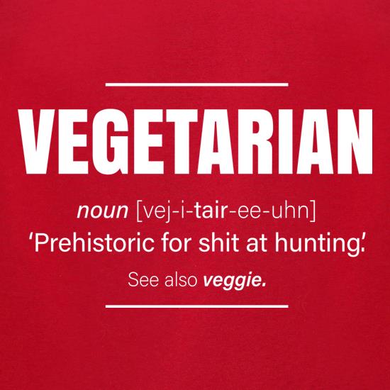 Vegetarian Definition t shirt