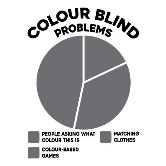 Colour Blind Problems t shirt
