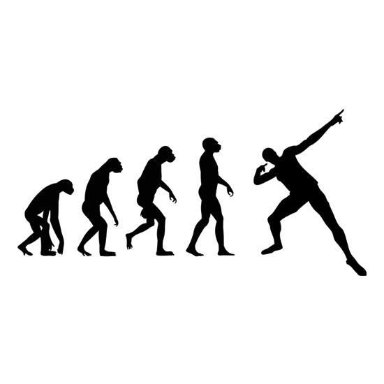 Evolution - Usain Bolt t shirt