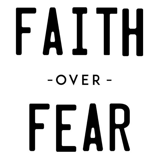 Faith Over Fear t shirt