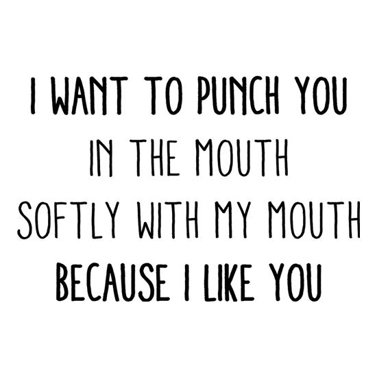 I Want To Punch You In The Mouth t shirt