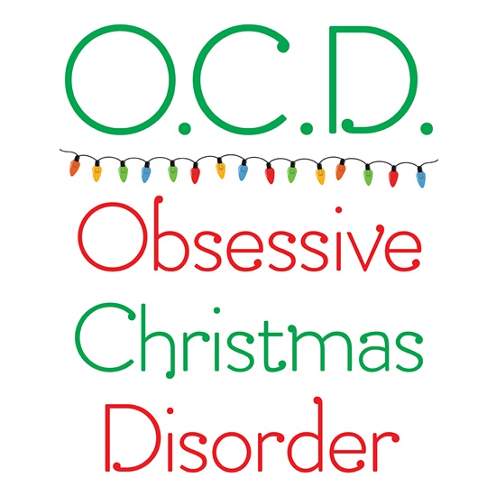 Obsessive Christmas Disorder t shirt